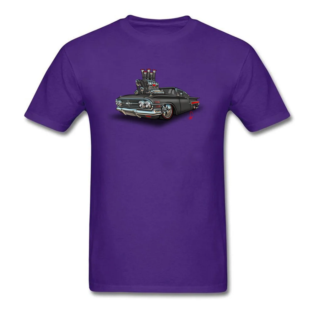 The Pipe Layer Round Neck T Shirt NEW YEAR DAY T Shirt Short Sleeve Brand New 100% Cotton Birthday Tee-Shirts Custom Men The Pipe Layer purple
