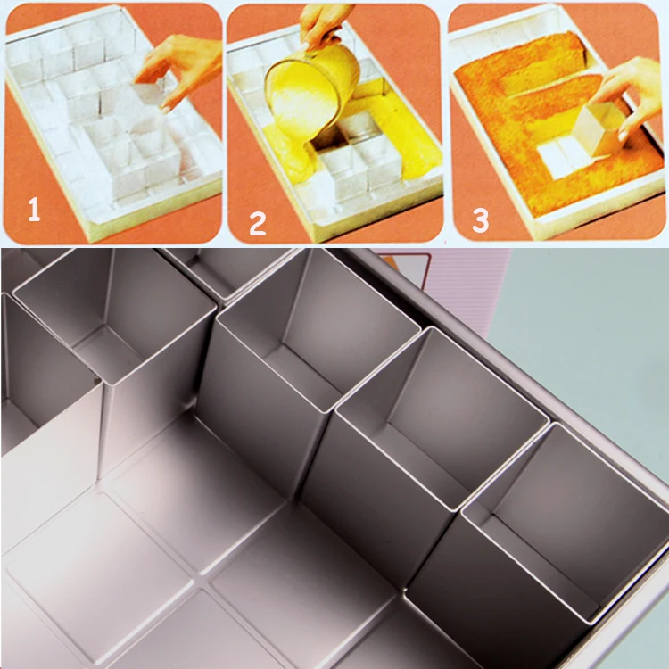 Trendy Alphabet Any Number Letter Cake Pan Tin Set as You