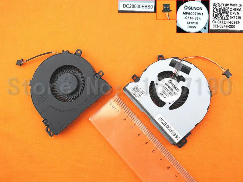 New Laptop Cooling Fan for Dell E3450 E3550 K32JHin Fans & Cooling