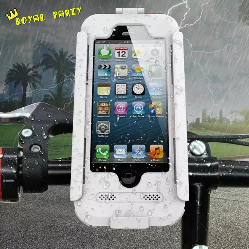 imágenes para Lujo Impermeable Universal Bici de La Motocicleta Manillar de La Bicicleta Holder Soporte Armor Caja Del Teléfono Para el iphone 7 Plus Nave de La Gota Al Aire Libre imágenes para Lujo Impermeable Universal Bici de La Motocicleta Manillar de La Bicicleta Holder Soporte Armor Caja Del Teléfono Para el iphone 7 Plus Nave de La Gota Al Aire Libre