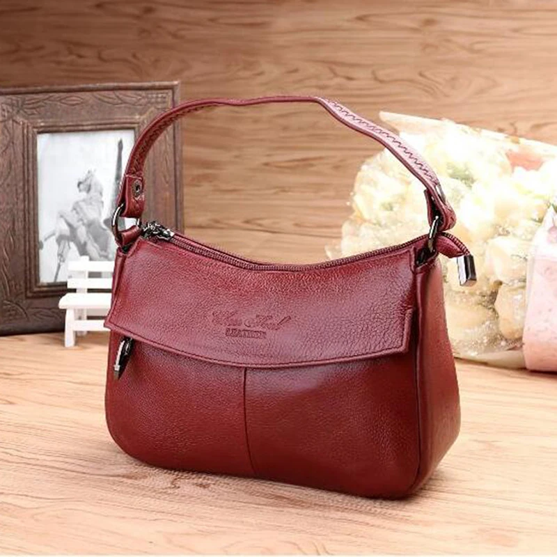 2016 Women's Genuine Leather Messenger Shoulder Bag High Quality Brand