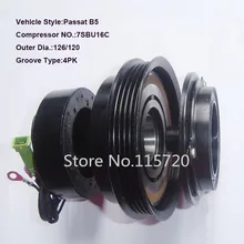 Авто муфты компрессора кондиционера воздуха/муфты компрессора кондиционера/A/C магнитная муфта компрессора 7SBU16C 12 V 4PK для VW Passat B5