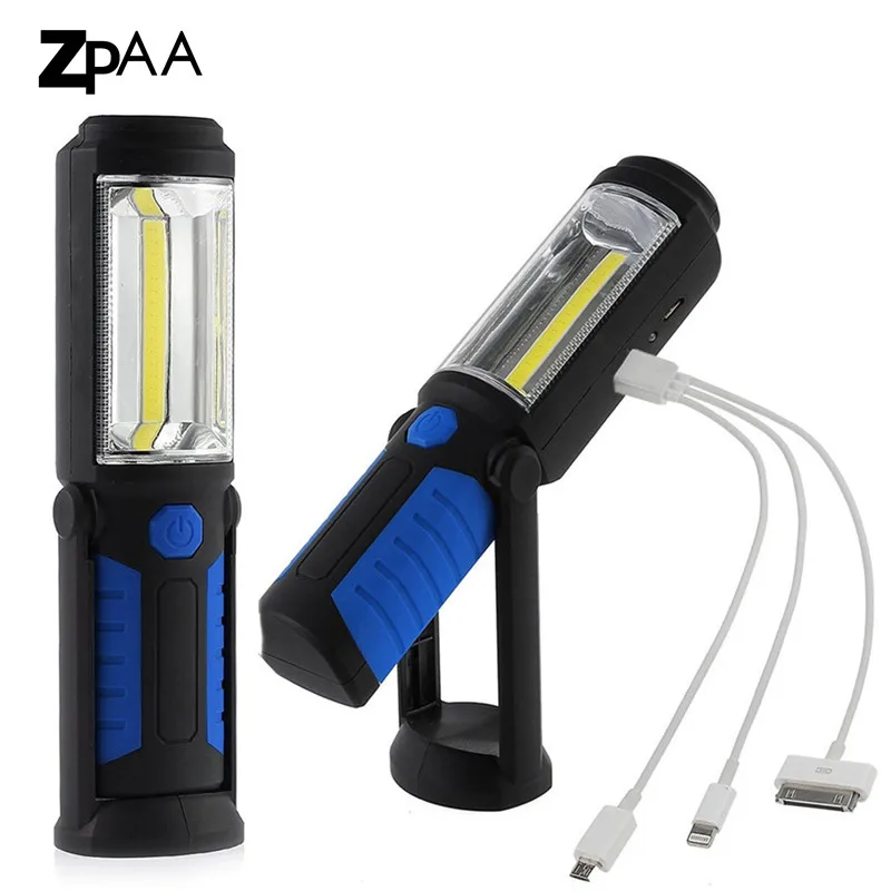 Buy ZPAA USB Rechargeable LED Flashlight Torch Work