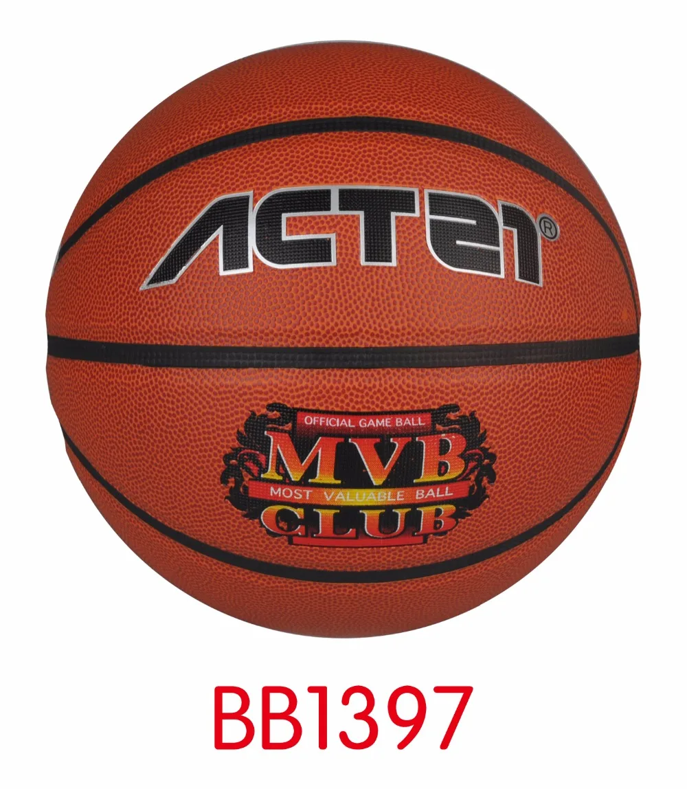 ACTEI BB1397 7# вогнутый Размер 8 шт. ПВХ баскетбольный мяч для внутреннего наружного отрыва и обучения
