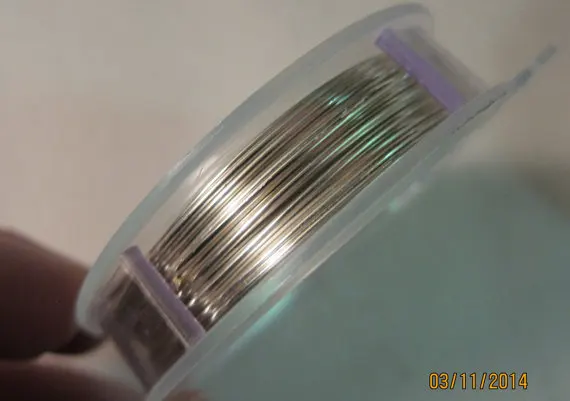 18 Gauge Non-Tarnish Silver Artistic Wire Spool 20 Feet Jewelry Making Tool