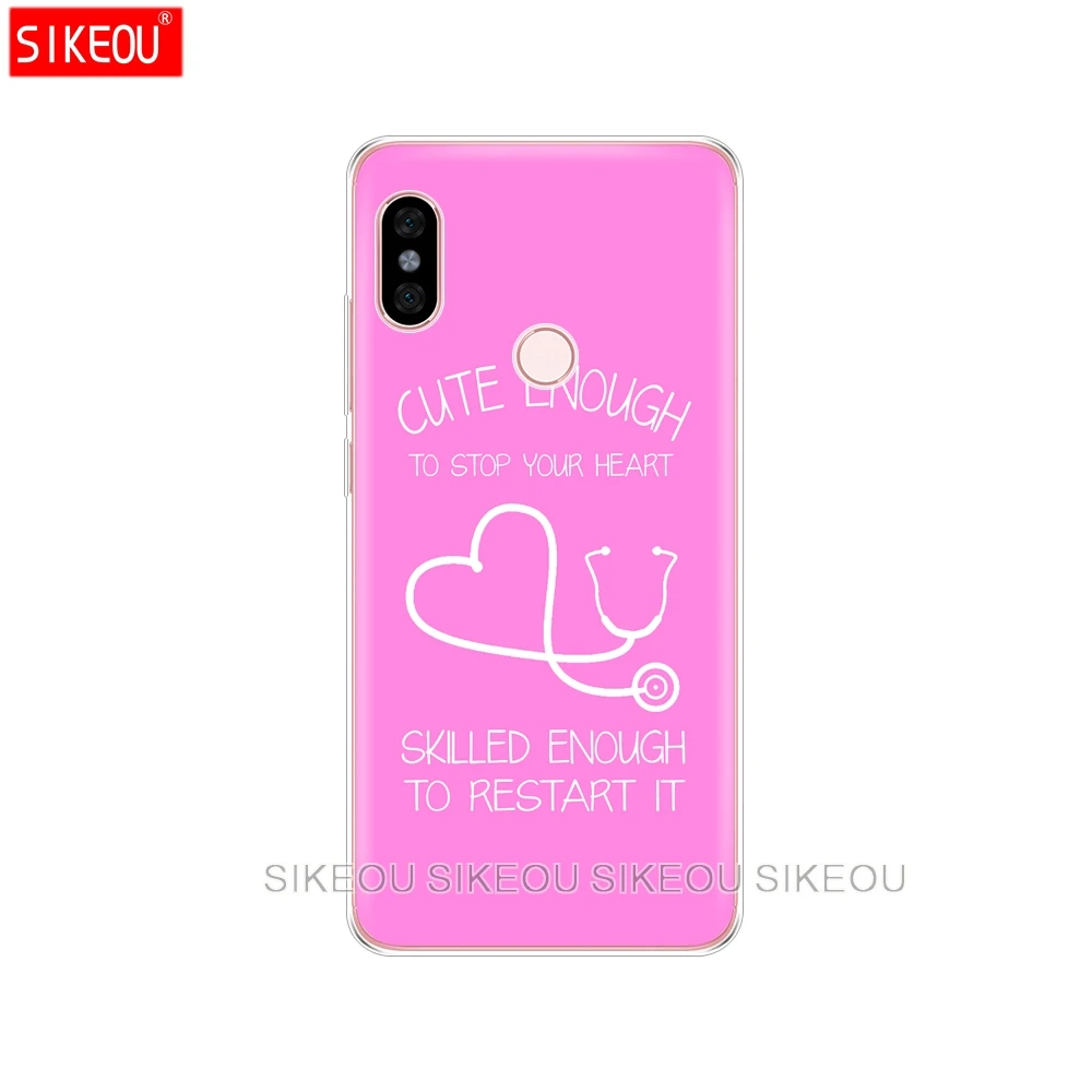 Силиконовый чехол для телефона Xiaomi redmi 5 4 1 s 2 3 3s pro PLUS note 4X 4A 5A медсестры