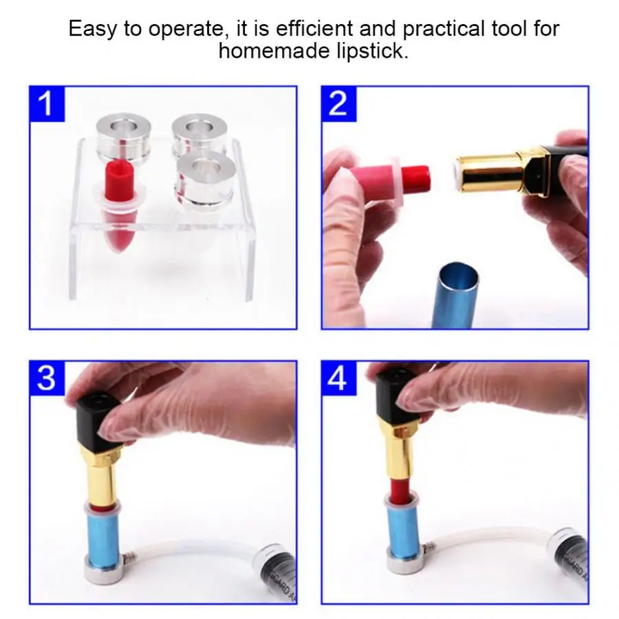12,1 мм помада «сделай сам» силиконовая форма для дома бальзам для губ держатель формы ремесла инструмент профессиональный