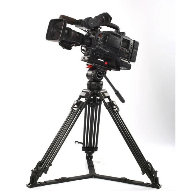 66" V12L PLUS Pro Video Camera Tripod Kit Camcorder Tripod w/ Fluid