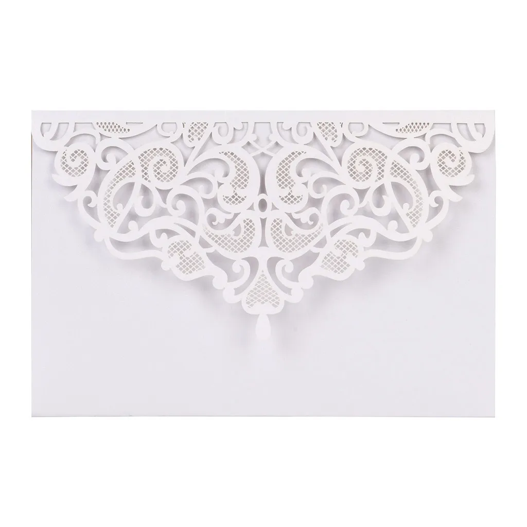 European Openwork Wedding Invitation Creative Birthday Card Invitation 10pcs decoracion Wedding Invitation Card Party Decor