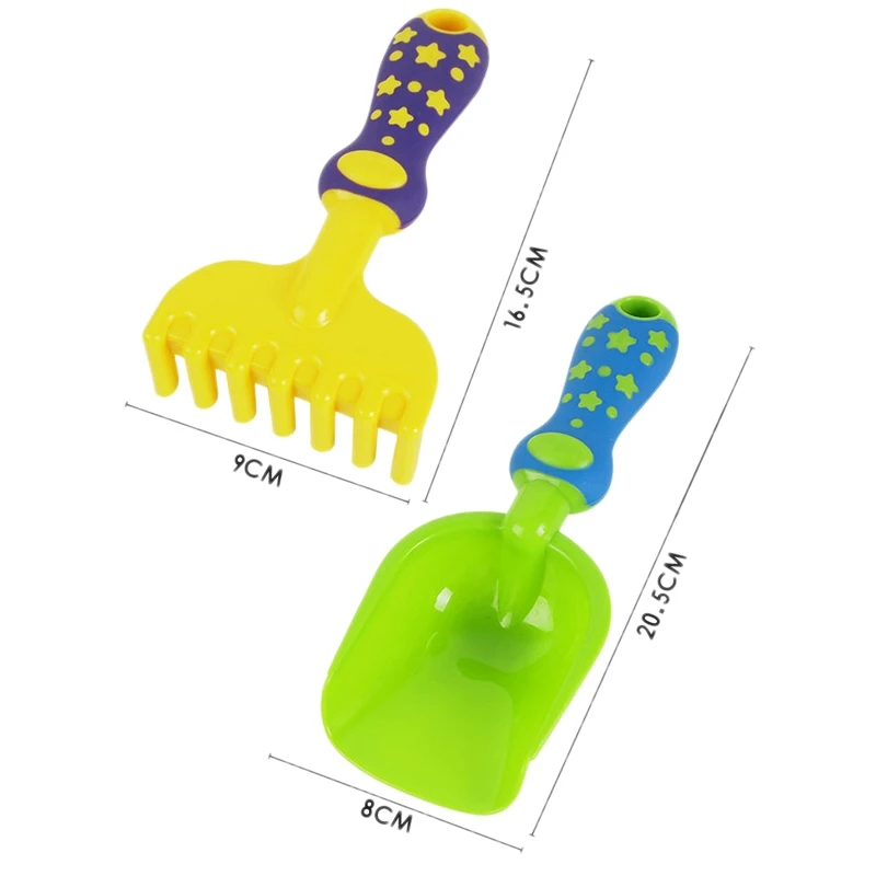 Most effective  Beach Toy Bucket Baby Bath Toy Children's Beach Toy 8 Piece Set
