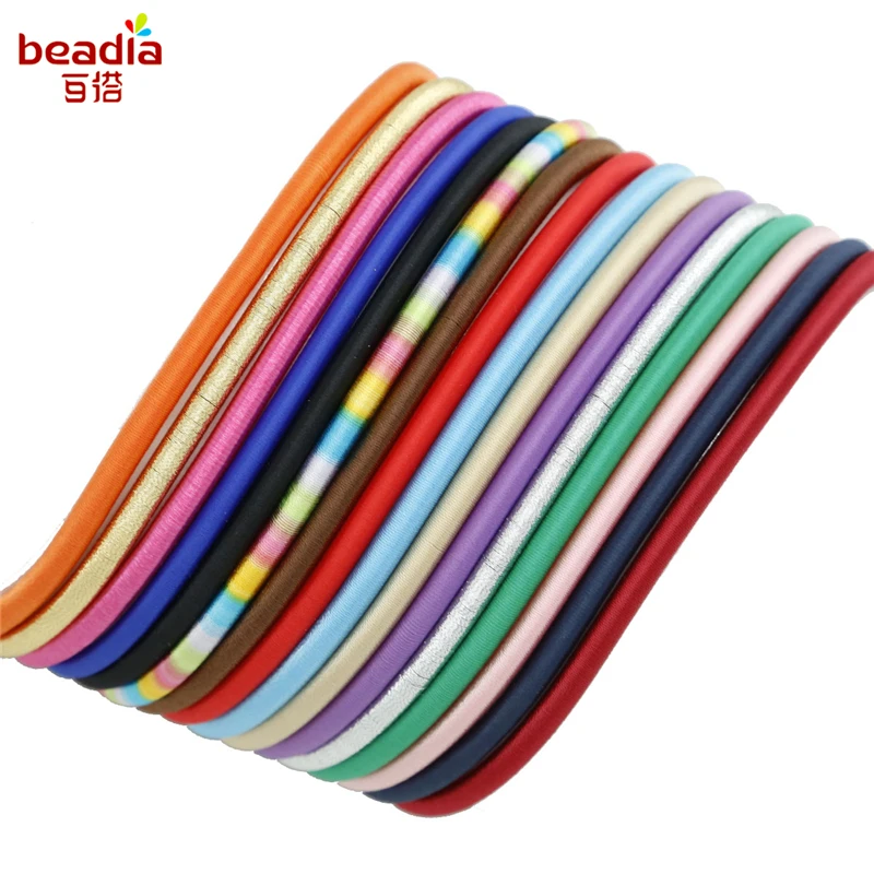 

1pc Thickness 5mm*Length 45cm Rayon Cord (Rayon Winding Hose) Making Necklaces Bracelets Jewelry Findings Craft Accessories