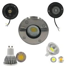 3 Вт 5 Вт MR16 Водонепроницаемый светодиодный светильник для подземных работ, комплект IP65 Gu10, напольный подземный светильник для сада и сада