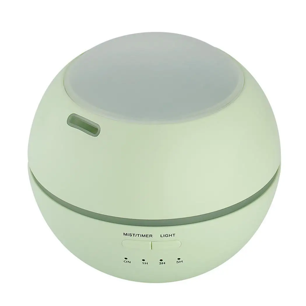 

Mini Ultrasonic Air Humidifier 150ML Aroma Essential Oil Diffuser USB Humidifier Mute Mist Fogger Maker LED Light Round White