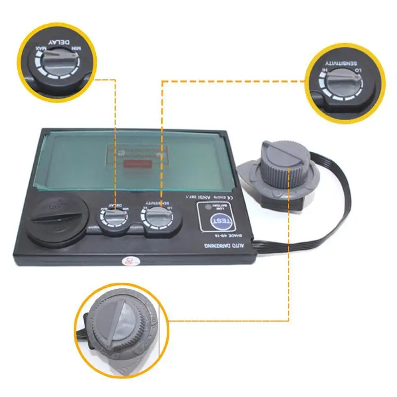 DIN9-DIN13 ЖК-экран Солнечная электросварка шлем маска Автоматическое затемнение сварочные очки УФ ИК фильтр