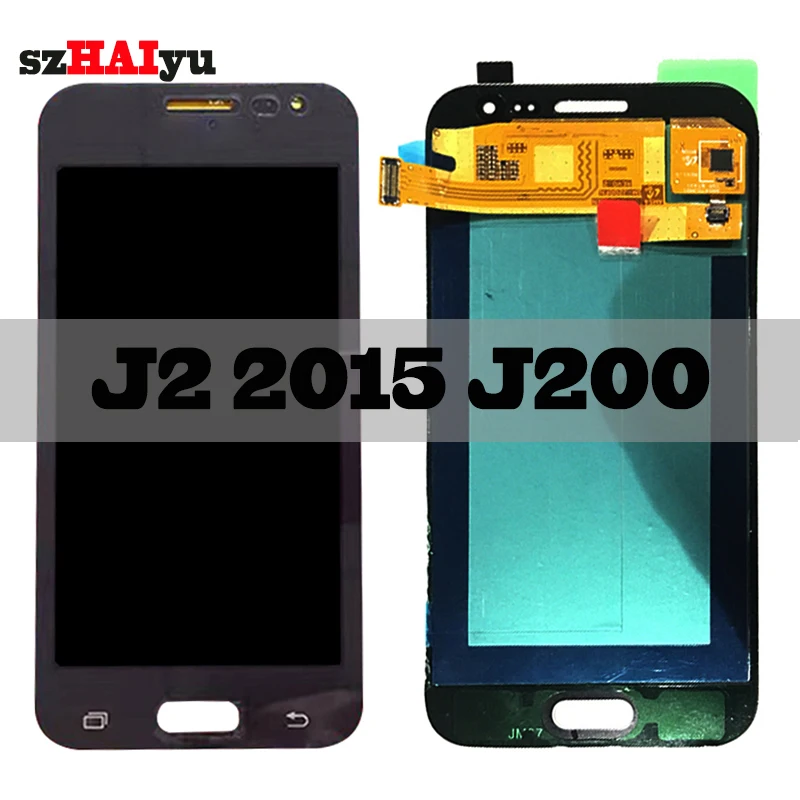 

SZHAIYU Touch Screen Digitizer For Samsung Galaxy J2 2015 J200 J200H J200FN J200F J200M LCD Display 1280x720 4.7'' AMOLED LCD