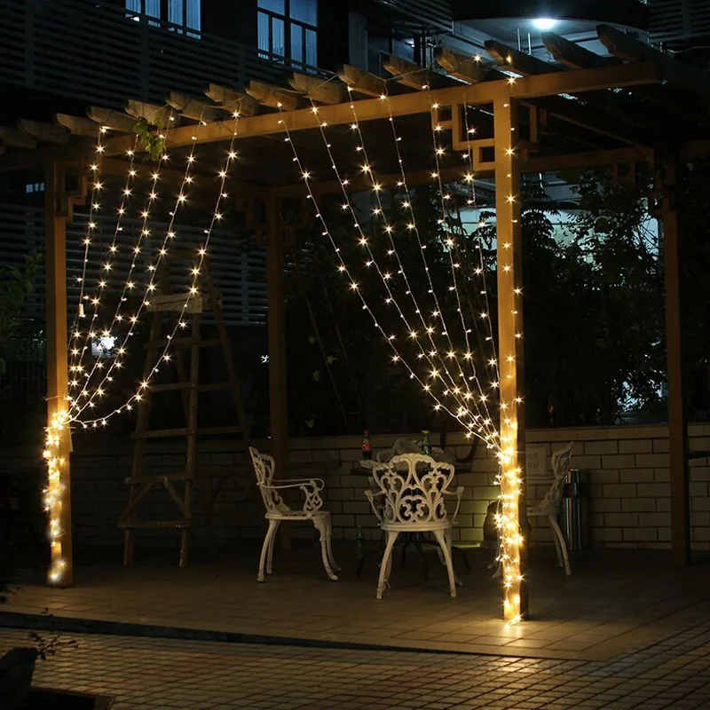 300 font b LED b font Home Outdoor Holiday light 3Mx3M Christmas Decorative Wedding xmas font