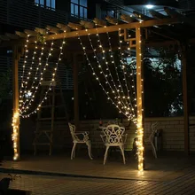 300 font b LED b font Home Outdoor Holiday light 3Mx3M Christmas Decorative Wedding xmas font