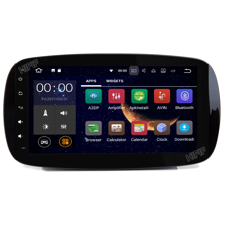 Flash Deal HIFIF Quad Core 9 inch Android 7.12 Car Radio Player For Mercedes Benz Smart 2016 Radio Stereo GPS Navigation headunit free maps 2