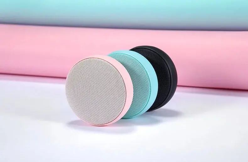 200 шт A025 TWS круглый Макарон цветной беспроводной Bluetooth портативный динамик, мини милый, громкая связь, подарок