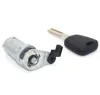 LEFT DOOR LOCK BARREL WITH ONE KEY WITH GROOVE FOR NEW PEUGEOT 307 ► Photo 2/6