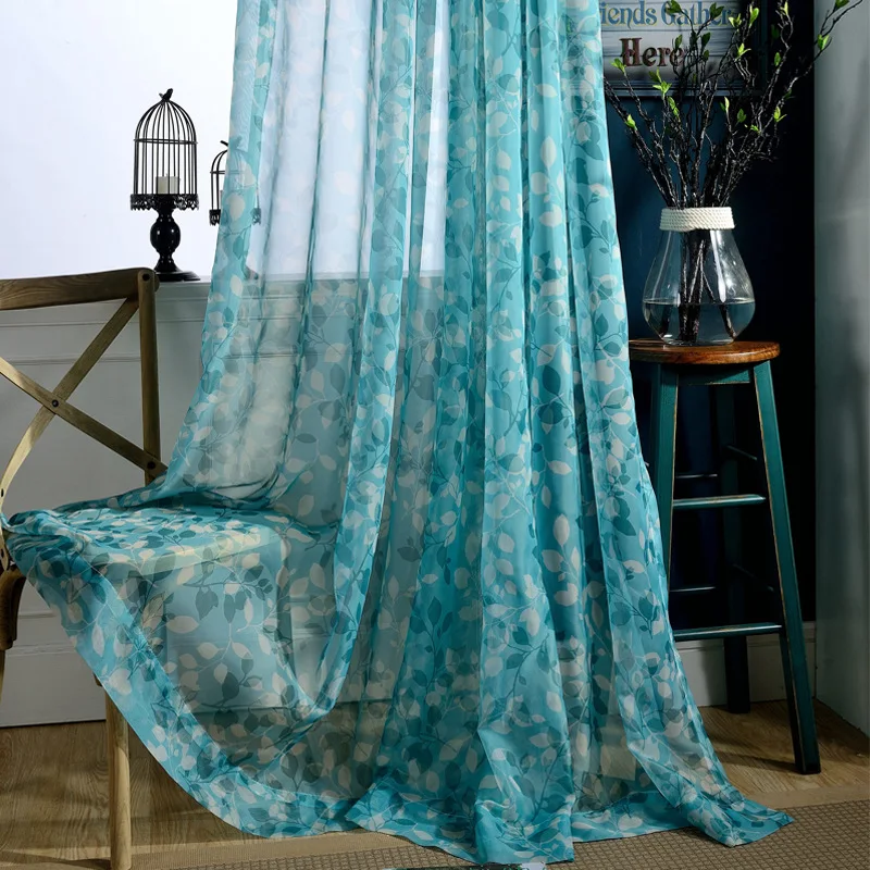 Online kaufen groÃhandel floral sheer vorhänge aus china ...