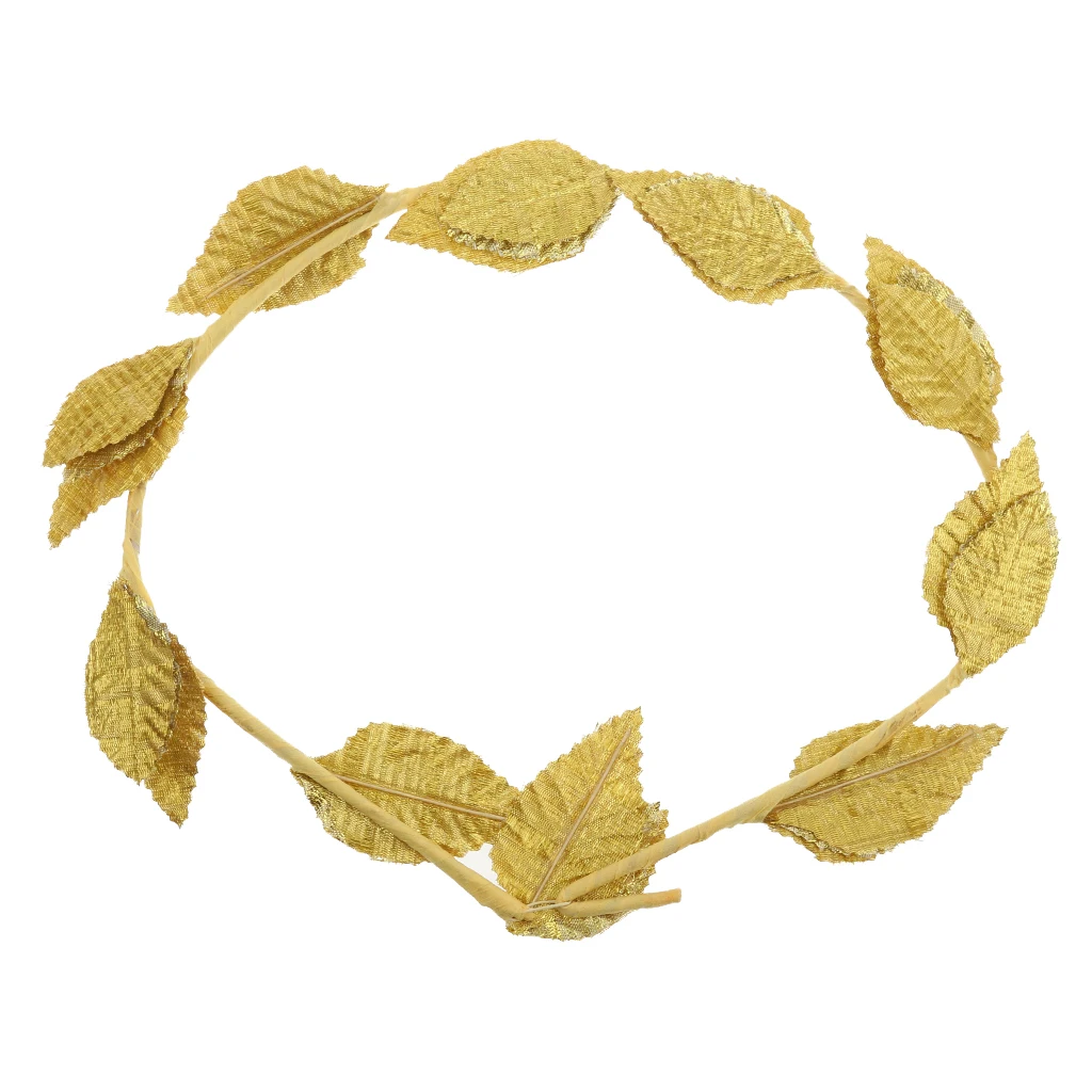 10pcs Laurel Wreath Roman Greek Goddess Gold Leaf Headband Summer Beach Wedding Hair Accessories Gift 10pcs Laurel Wreath Roman Greek Goddess Gold Leaf Headband Summer Beach Wedding Hair Accessories Gift