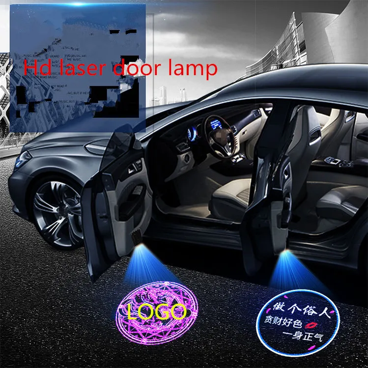 2 шт. светодиодный автомобильная лампа на дверь Добро пожаловать логотип проекционный светильник для Nissan NISS LIVINA MARCH X-TRAIL TIIDA