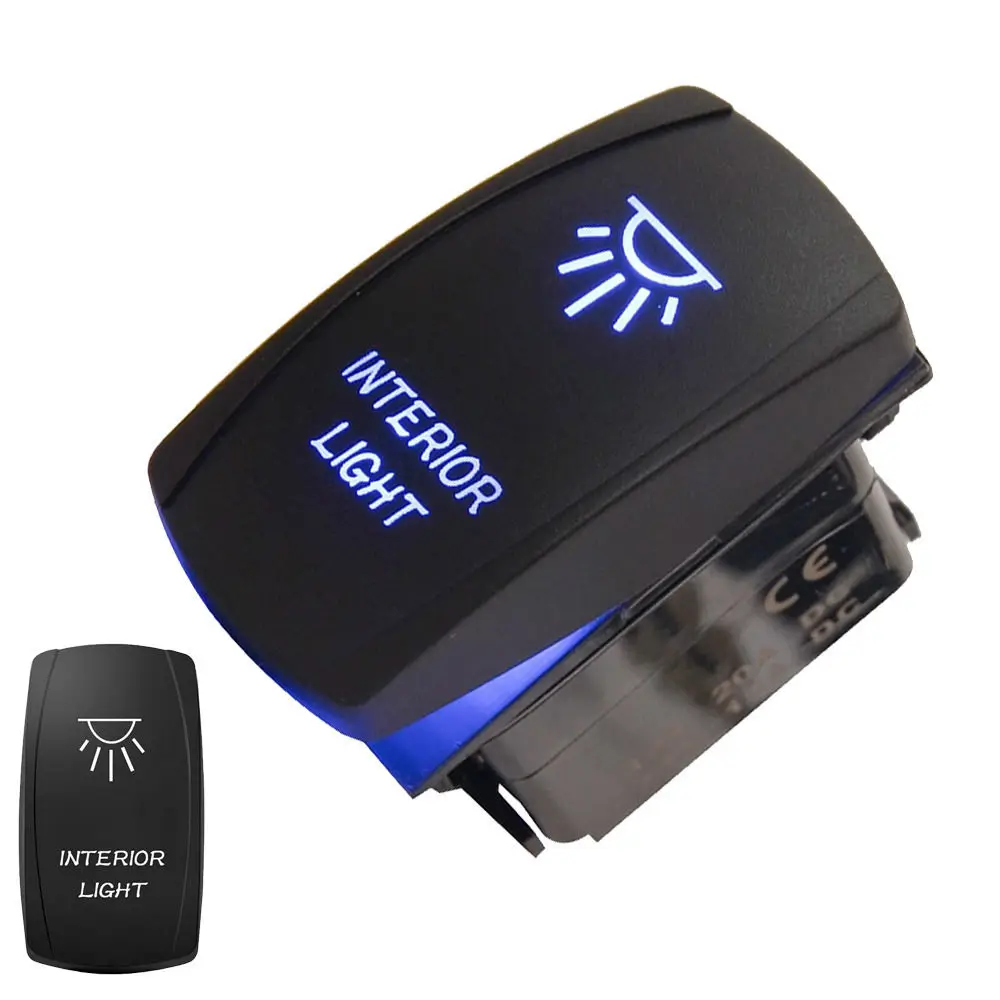 

EE support New Car styling Auto Offroad 12V 20A Toggle Rocker Switch Blue LED Interior Light Lamp 5P Sales XY01