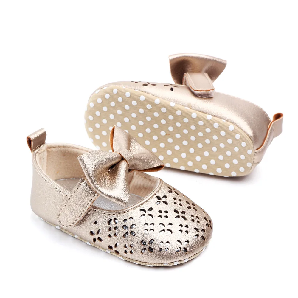 

Spring and Autumn Baby Shoes Baby walking shoes Flower hollow baby shoes
