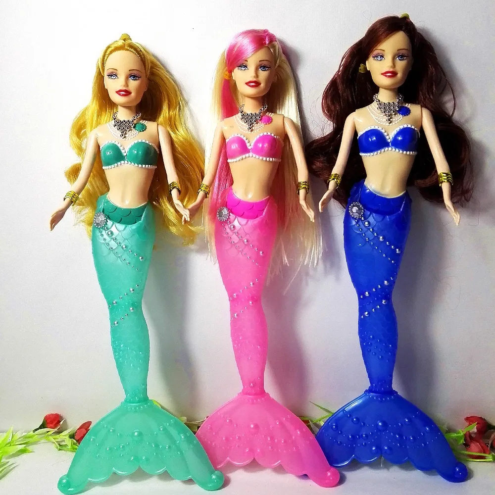 New Fashion Mermaid Dolls font b Toys b font Swimming Luminescent Mermaid Doll Princess Dolls Bonecas
