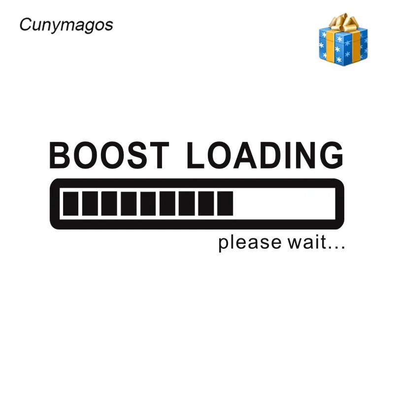 Cunymagos Творческий Boost загрузка пожалуйста подождите для турбо Забавный автомобиль