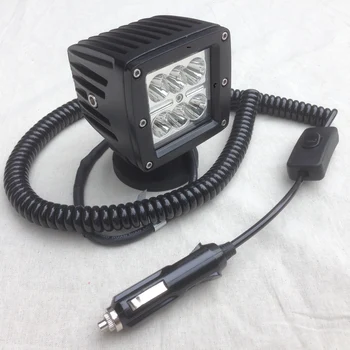 

12v 24v 18W Portable Spot/Flood Emergency Led working light Offroad fog lamp Rescue Search Outdoor Camping Hunting Fishing light