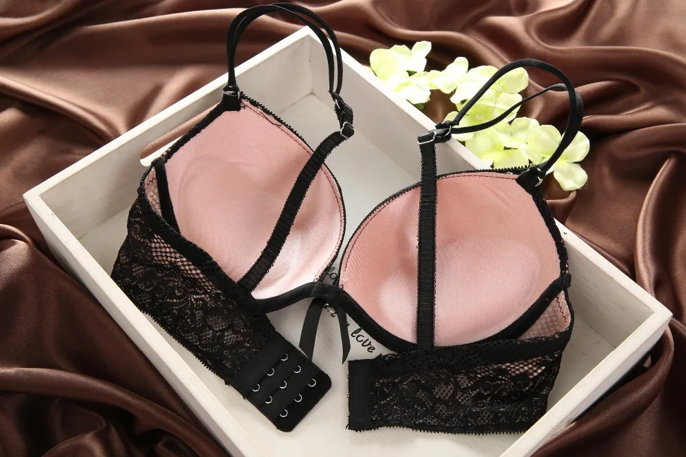 lounge underwear set Burst large size BC cups gather sexy lace lingerie set comfortable underwear ladies bra set lace bra and panty sets