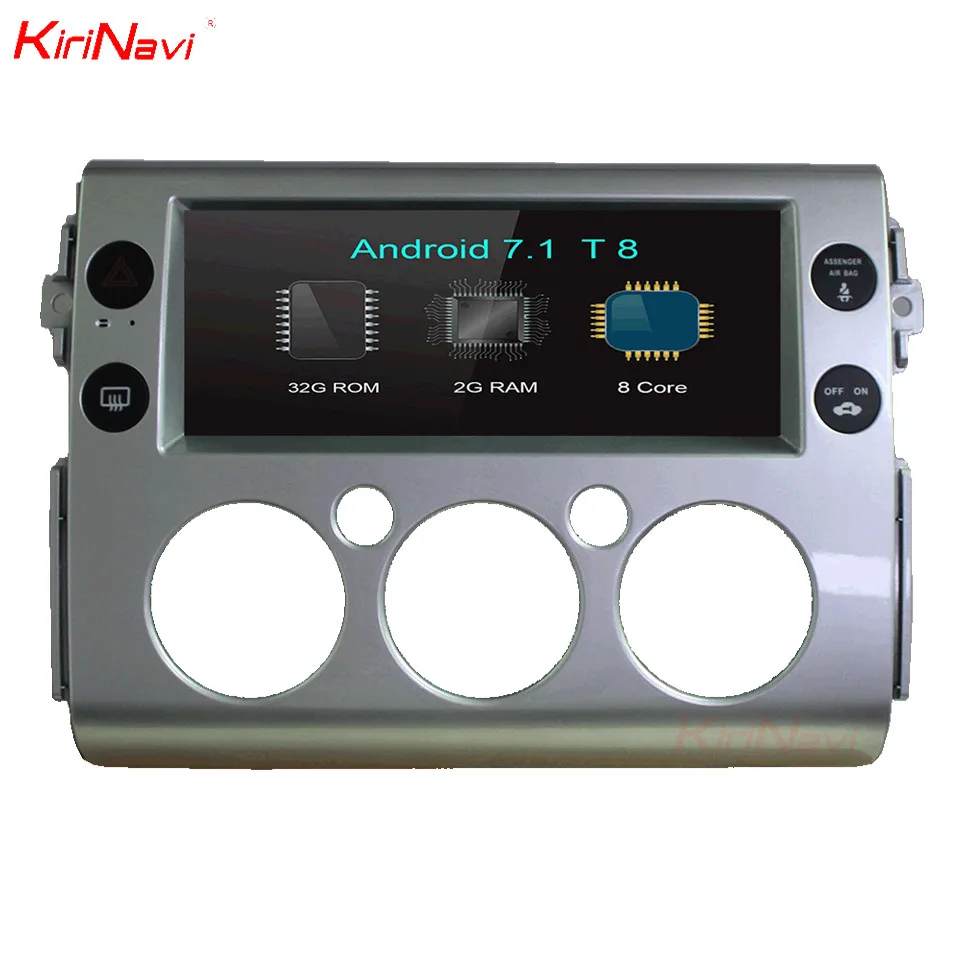 

KiriNavi 10.25" Octa Core Android 7.1 Car Radio For Toyota FJ Cruiser Multimedia GPS Navigation Stereo Audio DVD Player WIFI RDS