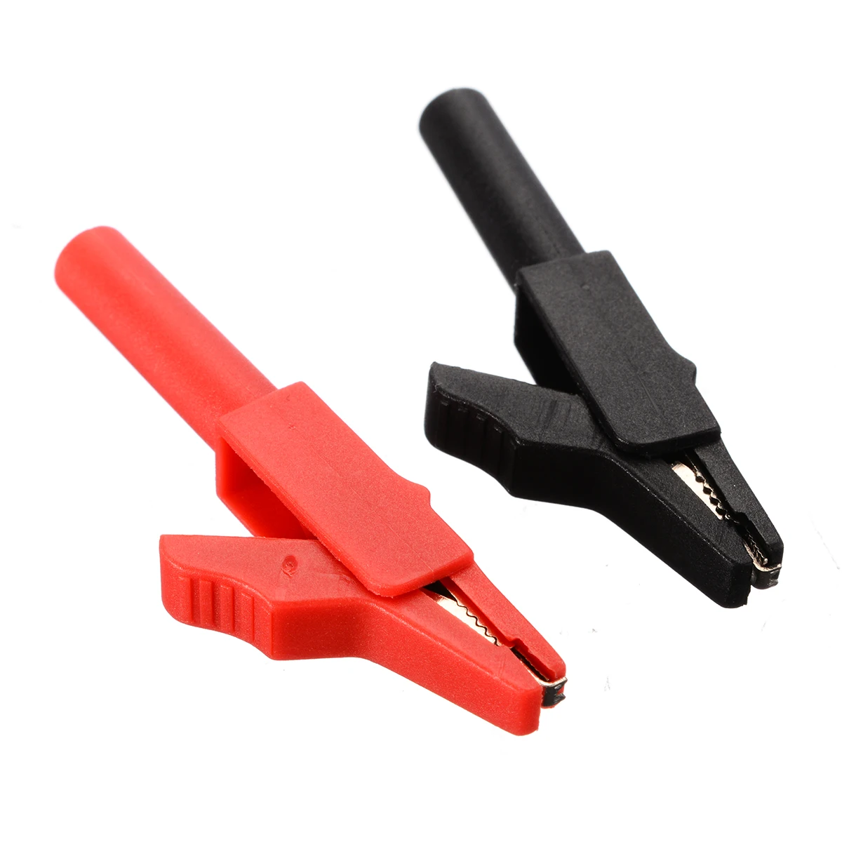 8pcs/set Alligator Testing Cord Lead Clip Electrical Clamp for Multimeter Probe Test Leads