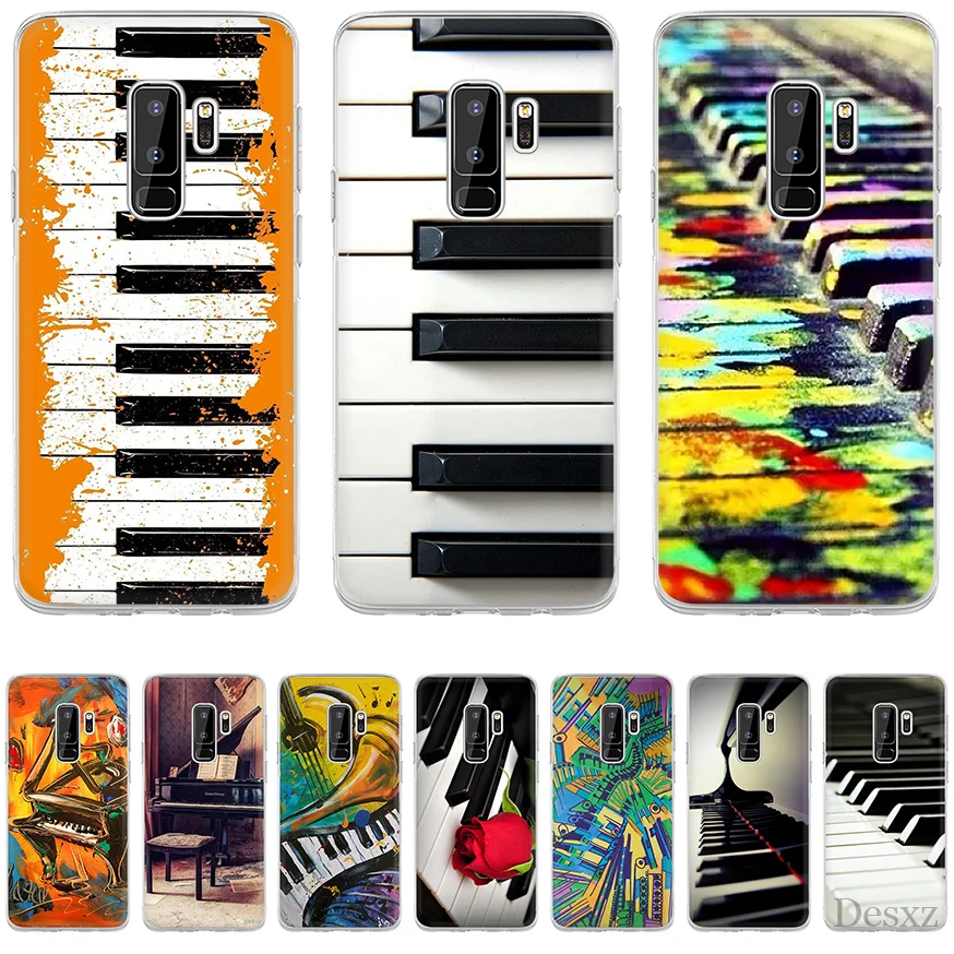Чехол из ТПУ для Samsung A7 A9 A10 A20 A30 A40 A50 A60 A70 A5 A6 A8 Plus J3 J5 J6 J7 Piano Keys Music lover gift