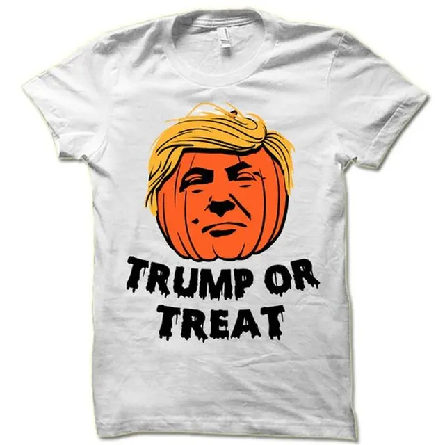 donald trump or treat halloween t shirt funny halloween gift unisex halloween tops