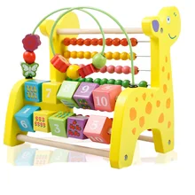 Free Shipping Multicolor Funny Kids Bead Wooden Abacus Child Maths ToysLearning Educationnal Calculate Count Numbers Toys