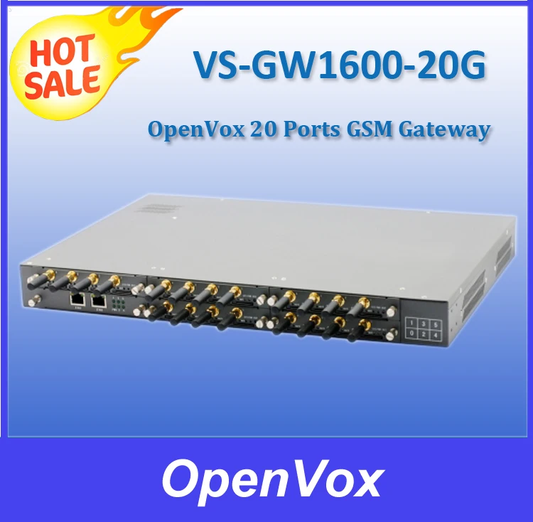 OpenVox VS-GW1600-20G ---- 20 Портов GSM Шлюз GOIP Системы Asterisk AGI WEB GUI Интерфейс AMI | Компьютеры и