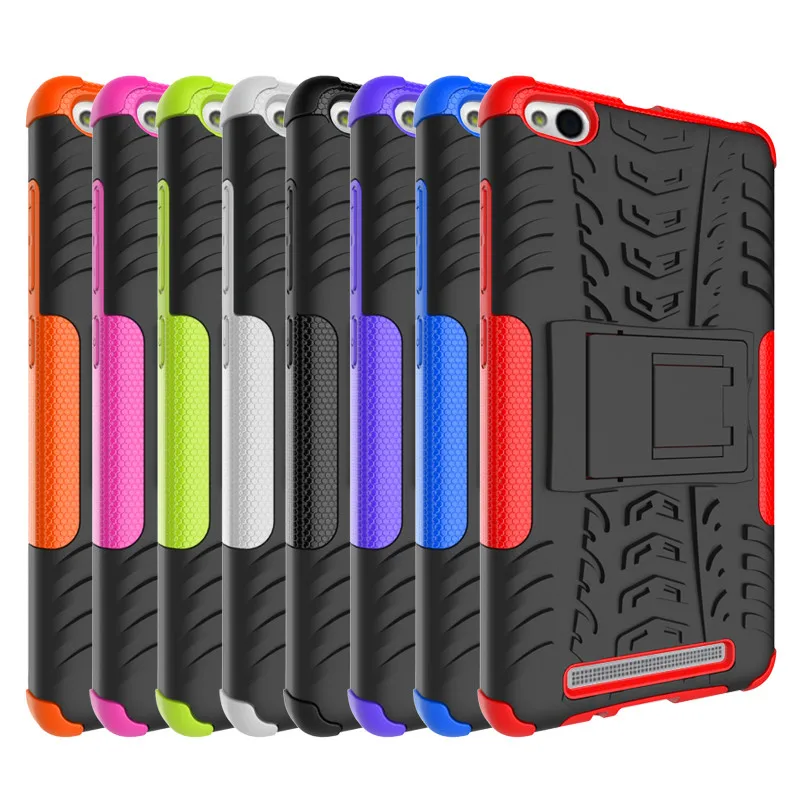 BYHeYang Xiaomi redmi 4 4 Pro case Redmi 4X Prime case cover TPU&PC Plastic Dual Armor Case with Stand For redmi 3S Prime 3 Pro 9