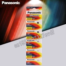 5 шт./лот Panasonic SR626SW кнопочный элемент батарея монетного типа для часов G4 377A 377 LR626 SR626SW SR66 LR66 Серебряный оксид ртути