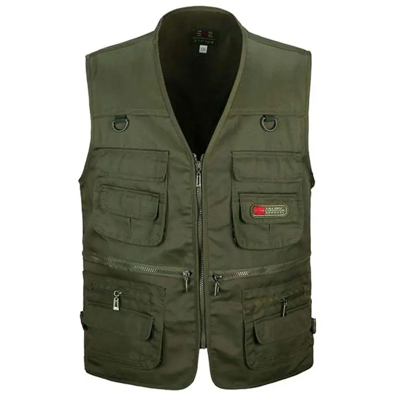 

ABGZ-Men's Fishing Vest with Multi-Pocket Zip for Photography / Hunting / Travel Outdoor Sport