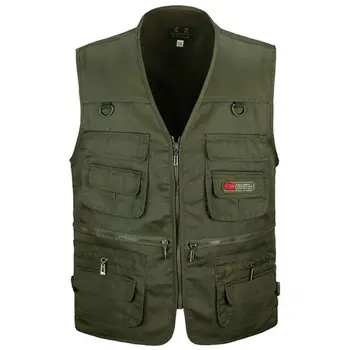 

ABGZ-Men's Fishing Vest with Multi-Pocket Zip for Photography / Hunting / Travel Outdoor Sport