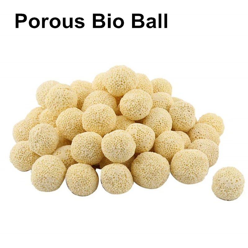 12 видов керамических биохимических колец, био-фильтр для аквариума, аксессуары для аквариума, внешний внутренний фильтр - Цвет: porous bio ball
