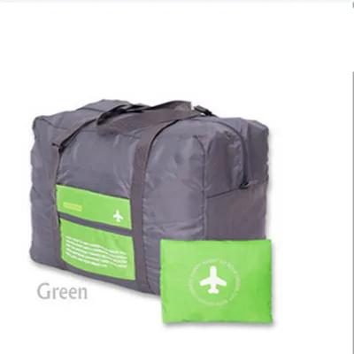Новые дорожные сумки для хранения самолета, складные сумки для хранения, водонепроницаемые сумки через плечо - Цвет: green