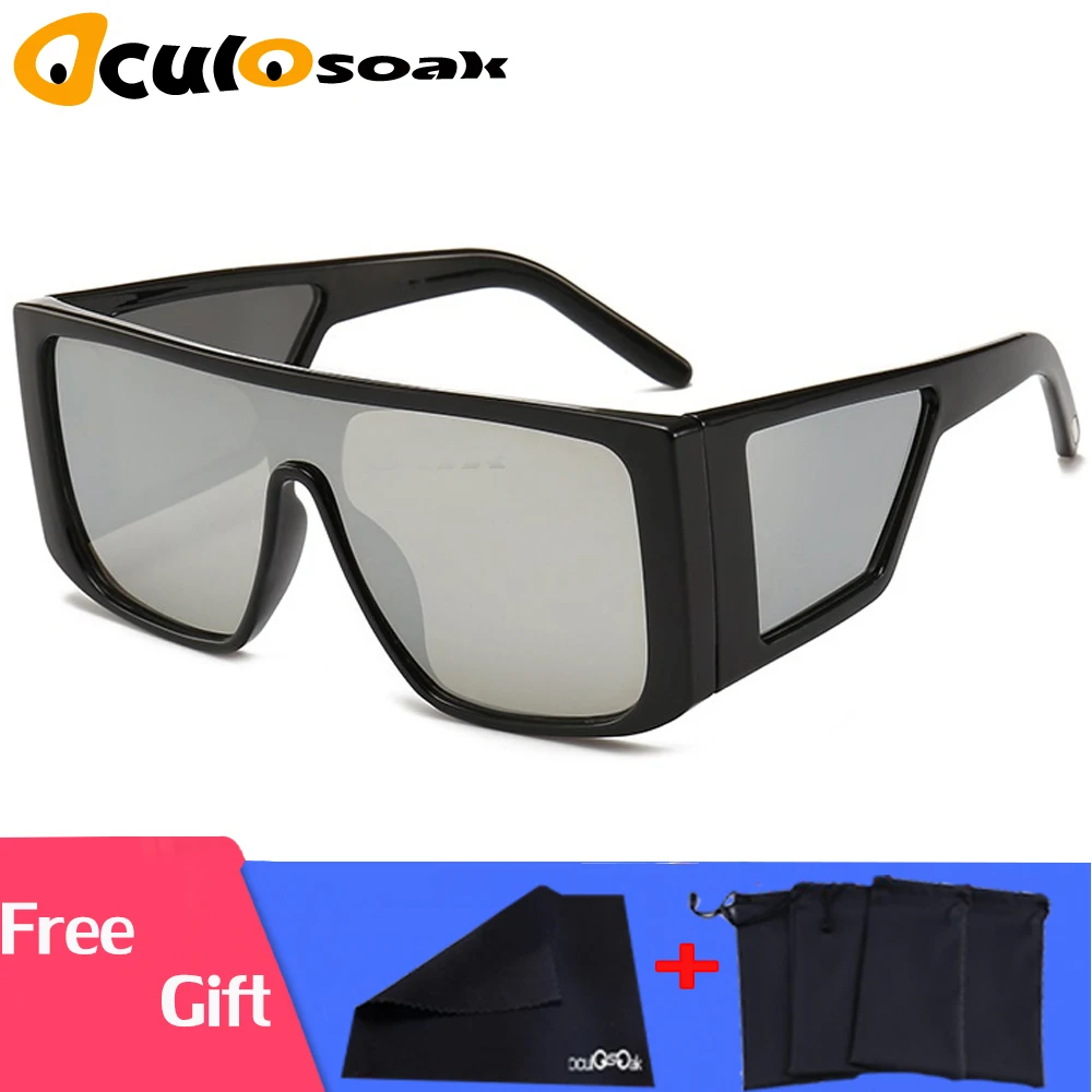 Windproof Sunglasses Women Men Reflective Oversized Mirror Retro Vintage Sun Glasses Big Eyewear Outdoor Sports Punk Goggles Windproof Sunglasses Women Men Reflective Oversized Mirror Retro Vintage Sun Glasses Big Eyewear Outdoor Sports Punk Goggles