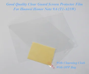 

100PCS/Lot 9.6Inch Clear Guard Film For Huawei Honor Note T1-A21W Screen Protectors FREE SHIPPING