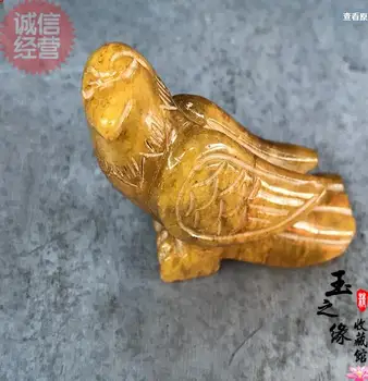 

Free shipping CHINESE OLD HANDWORK 3D CARVE bird PENDANT