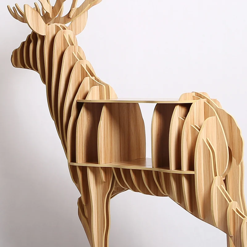 130*150*47 سنتيمتر نهاية الجدول teapoy طاولة خشبية الغزلان للفن منزل مكتب بار الديكور الأيائل طاولة كبيرة رف TM008M