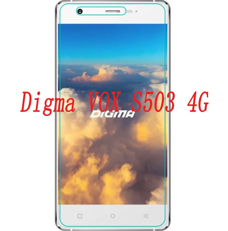 

Smartphone Tempered Glass for Digma VOX S503 4G 5" 9H Explosion-proof Protective Film Screen Protector cover phone